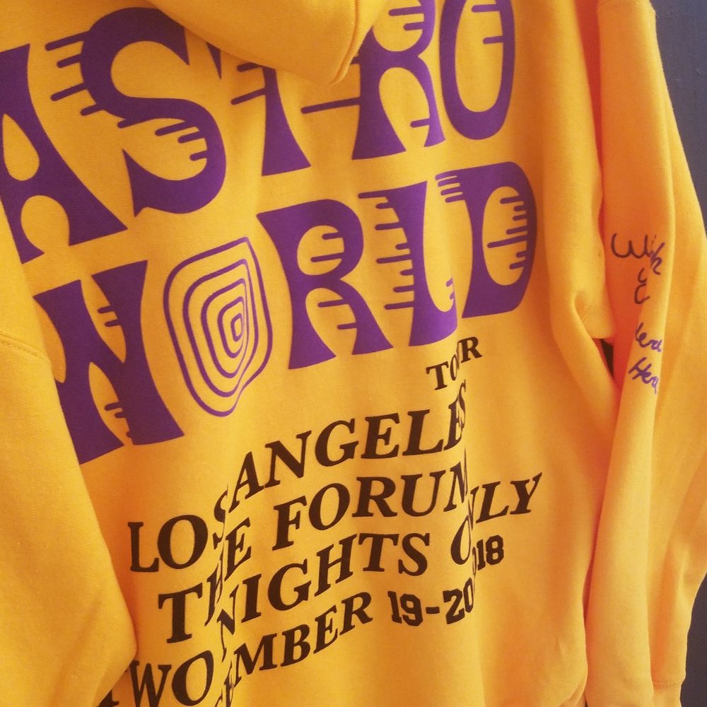 Yellow LA Astroworld Hoodie